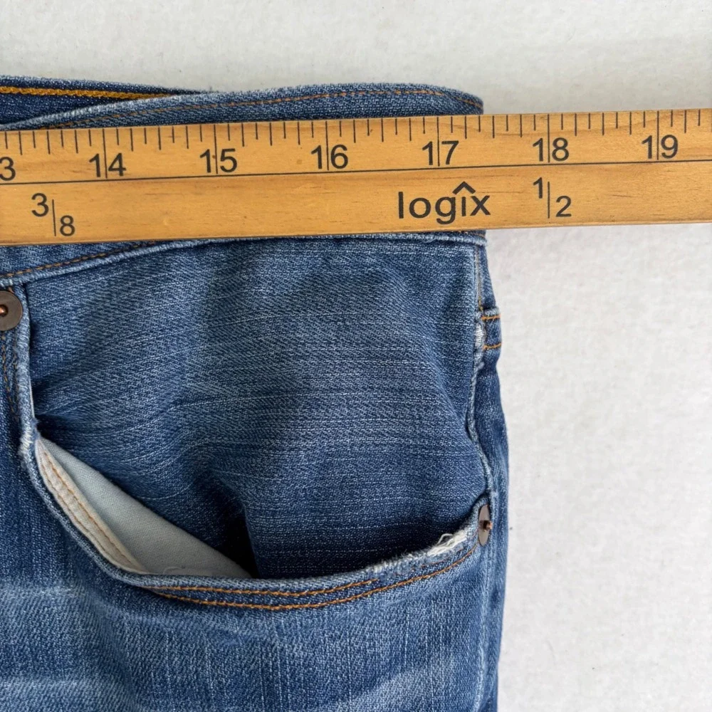 Lucky Brand Made in USA 221 Original Bootcut Jeans White Oak Cone Denim 36/30